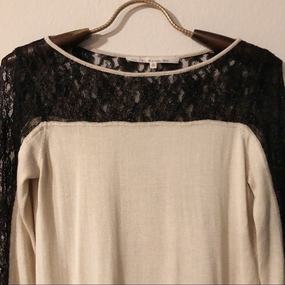 RACHEL Rachel Roy lace trim sweater - Picture 2 of 14